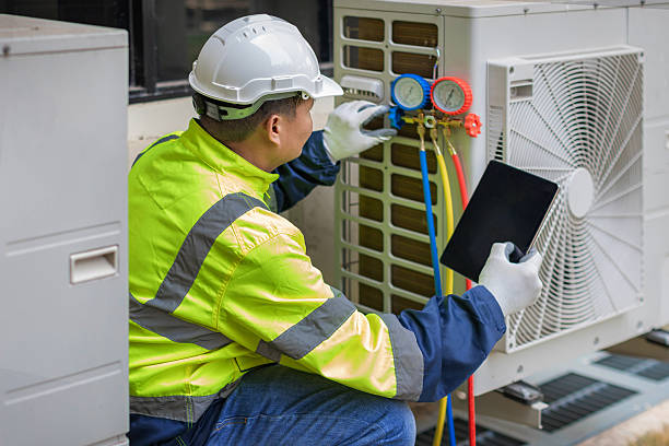 Professional Hvac Maintenance technician working in Matthews, NC